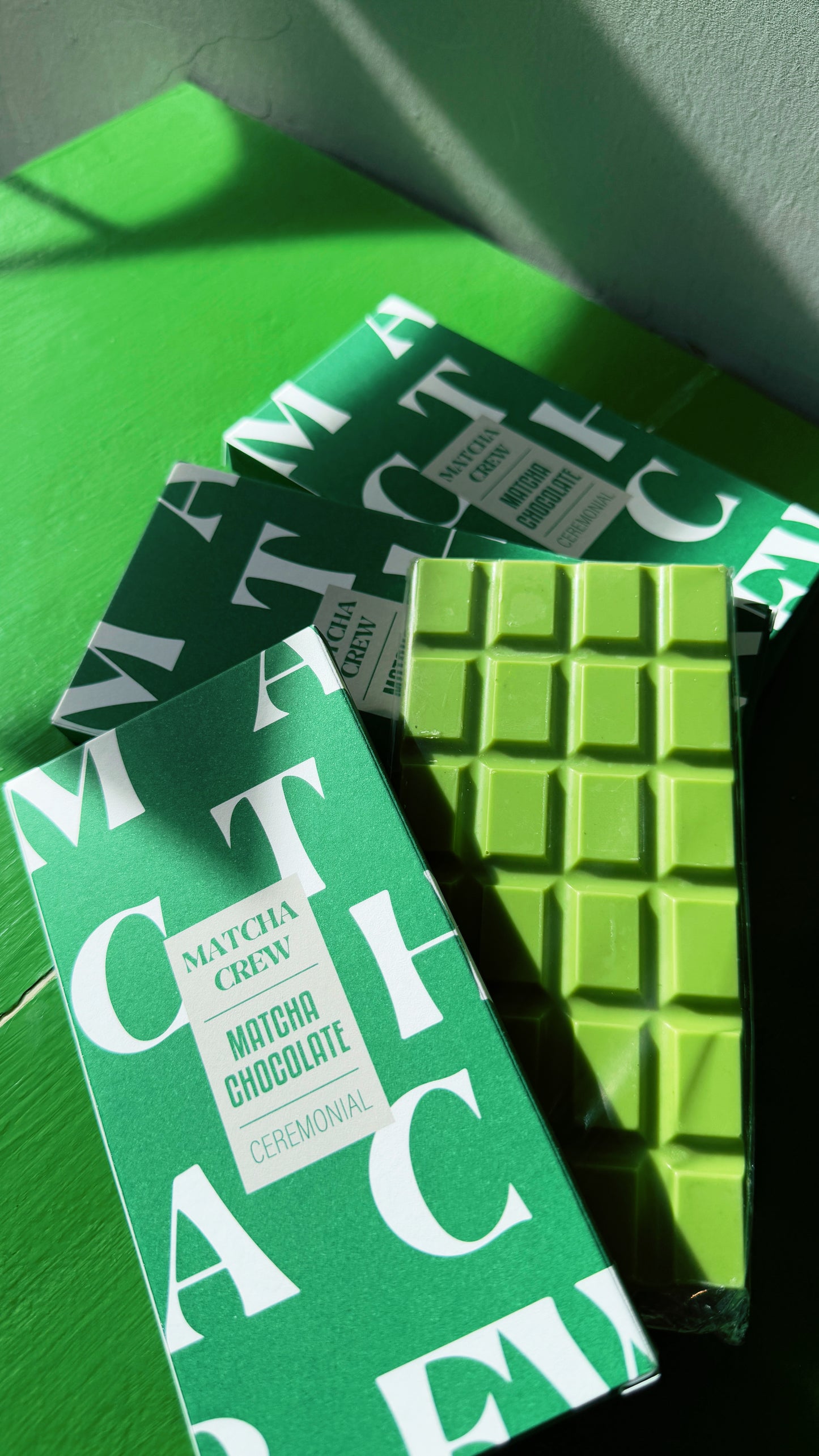 Barra de chocolate matcha ceremonial de 80 g
